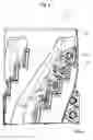 Fig. 03 - Rotary cutting tool having adjacent cutting inserts with wave-shaped edges and overlapping rotational trajectories coinciding in phase