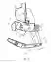 Fig. 13 - Retractable step and side bar assembly for raised vehicle