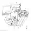 Fig. 15 - Retractable step and side bar assembly for raised vehicle