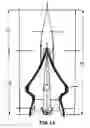 Fig. 11 - Centripetal aerodynamic platform spacecraft