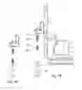 Fig. 08 - Device and method for the movement and mutual assembly of segments of an excavation battery, for example auger or rod segments