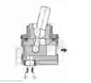 Fig. 01 - Control cartridge having high volumetric flow and a variable mixed water outlet