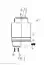 Fig. 03 - Control cartridge having high volumetric flow and a variable mixed water outlet
