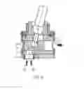 Fig. 07 - Control cartridge having high volumetric flow and a variable mixed water outlet