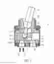 Fig. 08 - Control cartridge having high volumetric flow and a variable mixed water outlet