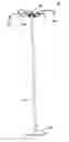 Fig. 01 - Hub member and supporting arms for a pole mounted assembly