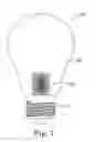 Fig. 10 - ELECTRIC CANDLE WITH ILLUMINATING PANEL