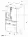 Fig. 02 - REFRIGERATOR WITH INTEGRATED HINGE ASSEMBLY AND DOOR CLOSURE MECHANISM