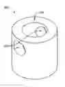 Fig. 01 - Grip panel bushings for firearm
