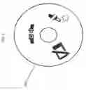 Fig. 03 - Interchangable disc used for aircraft projector systems