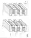 Fig. 05 - SGVC 3D architecture with floating gate device in lateral recesses on sides of conductive strips and insulating strips