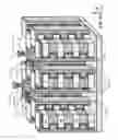Fig. 15 - SGVC 3D architecture with floating gate device in lateral recesses on sides of conductive strips and insulating strips