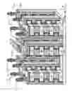Fig. 22 - SGVC 3D architecture with floating gate device in lateral recesses on sides of conductive strips and insulating strips