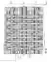 Fig. 24 - SGVC 3D architecture with floating gate device in lateral recesses on sides of conductive strips and insulating strips