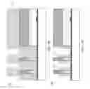 Fig. 06 - Split gate charge trapping memory cells having different select gate and memory gate heights