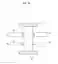 Fig. 12 - Neuromorphic device including gating lines with different widths