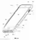 Fig. 02 - Molded mobile device case with storage compartment having hinged access
