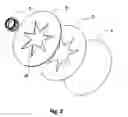 Fig. 03 - PLANAR LOUDSPEAKER MEMBRANE FOR WIDE FREQUENCY RANGE SOUND REPRODUCTION AND SPEAKER UTILIZING SAME