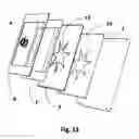 Fig. 13 - PLANAR LOUDSPEAKER MEMBRANE FOR WIDE FREQUENCY RANGE SOUND REPRODUCTION AND SPEAKER UTILIZING SAME