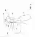 Fig. 22 - Combined intramedullary-extramedullary bone stabilization and alignment system