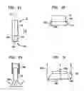 Fig. 14 - Collapsible and re-expandable prosthetic heart valve cuff designs and complementary technological applications