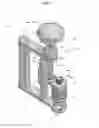 Fig. 02 - Contact surface adapter and components for artificial prosthesis installation clamp