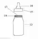 Fig. 01 - Absorbent Neck Ring for a Baby Bottle