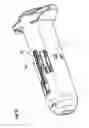 Fig. 13 - Injection device with toothed gearing
