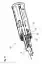 Fig. 14 - Injection device with toothed gearing