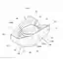 Fig. 01 - Cutting insert having bottom surface with inclined parts and indexable rotary cutting tool