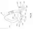 Fig. 19 - Ladder rack and cable cleat system