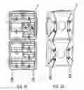 Fig. 25 - Magnetic pouch attachment mechanism with crash stable locking teeth