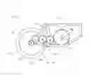 Fig. 10 - Method to sever and disengage a bicycle drivetrain between the crank axis and rear wheel axle, thereby enabling a fold in the bicycle frame at a specified point between said crank axis and rear wheel axle on a vertical or near vertical axis parallel to the plane of the drive train
