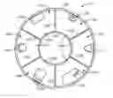 Fig. 01 - Gravity chamber for a habitation module that rotates on support bearings