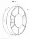 Fig. 12 - Gravity chamber that rotates on support bearings mounted on an inner surface of a hull of a habitation module