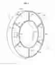 Fig. 03 - Gravity chamber that rotates on support bearings mounted on an outer surface of a hull of a habitation module