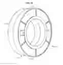 Fig. 12 - Gravity chamber that rotates on support bearings mounted on an outer surface of a hull of a habitation module