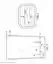 Fig. 04 - Combination trash liner storage and trash receptacle