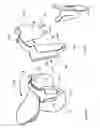 Fig. 24 - Horseman-securing device, saddle, and saddle securing device for preventing a horseman from falling off a four-legged animal
