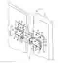 Fig. 01 - Reversible non-handed latch