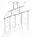 Fig. 02 - Support for pendant clusters