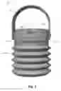 Fig. 04 - Solar powered collapsible light