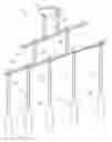 Fig. 01 - Modular lighting system using hangers and power bars