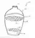 Fig. 01 - KAMADO STYLE COOKER WITH IMPROVED CONTROL MEANS