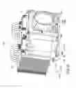 Fig. 13 - Light source apparatus including force reducing supporting section