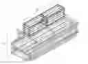 Fig. 01 - PRE-POPULATED CONTAINERIZED MODULE OF SUBASSEMBLY AND COMPONENTS FROM WHICH TO CONSTRUCT LARGE-SCALE INDUSTRIAL FACILITIES