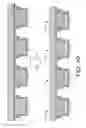 Fig. 11 - Light emitting diode device with reconstituted LED components on substrate