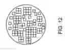 Fig. 13 - Light emitting diode device with reconstituted LED components on substrate