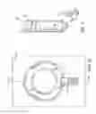 Fig. 05 - Insulated grounding hub locknut unit