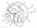 Fig. 01 - Device for converting kinetic energy of a flowing medium to electrical energy
